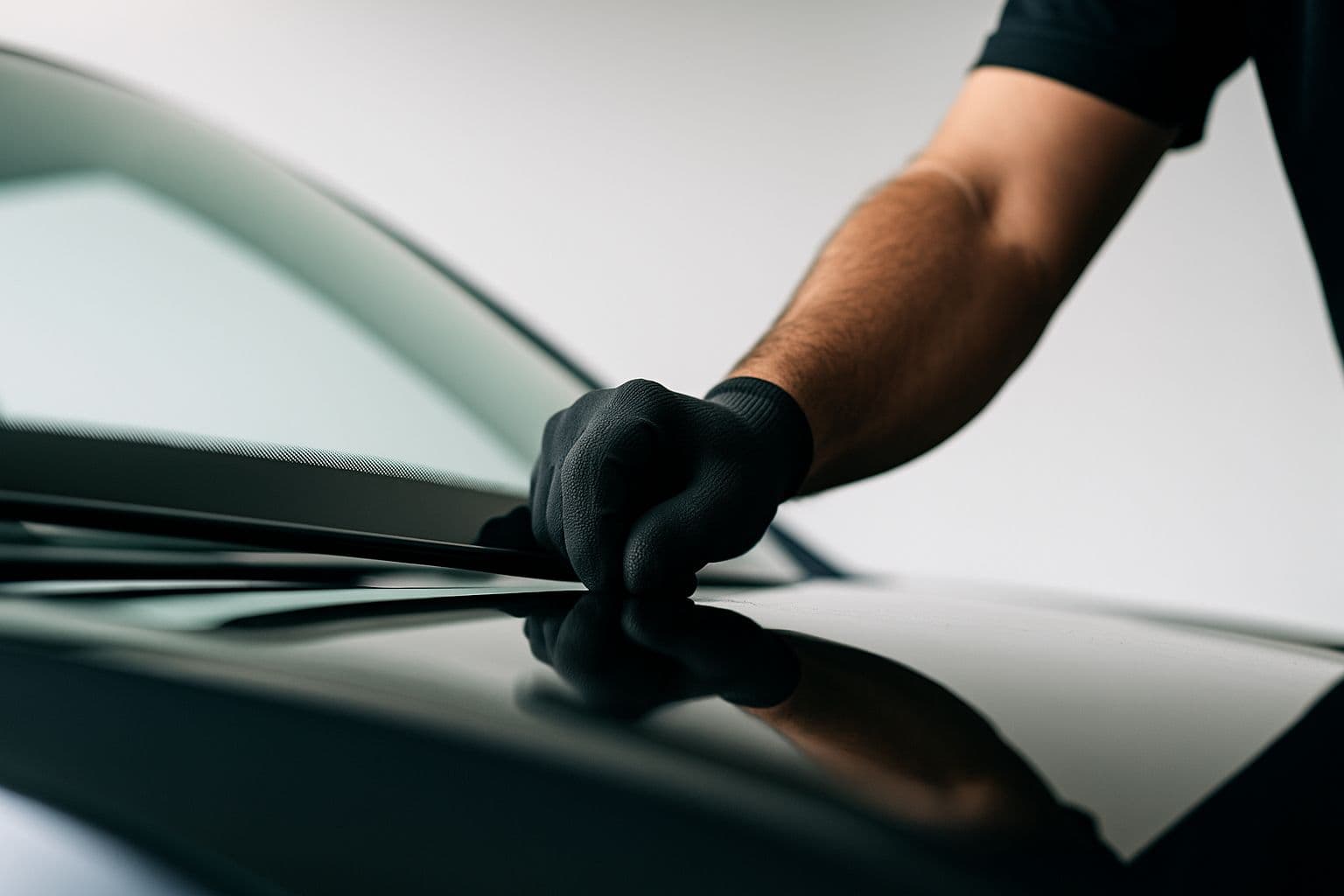 Coche con lunas reparadas por AutoglassBox en Almería